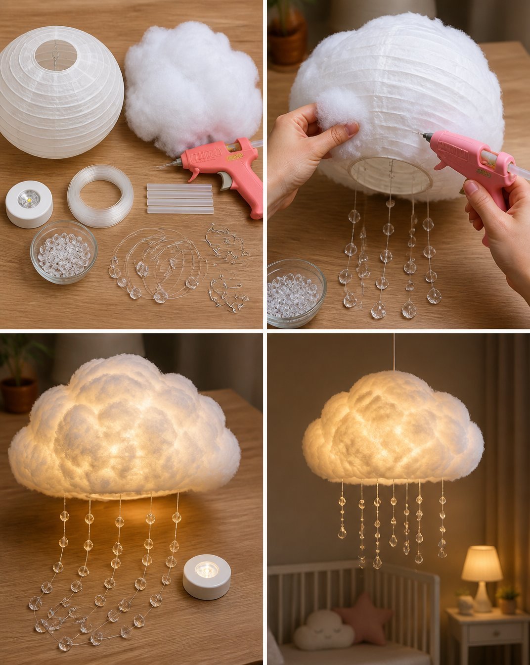 Cloud Glow Lamp: Soft LED Night Light for Home Decor
