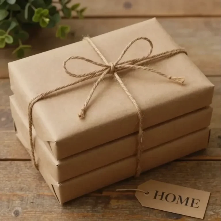 A beautifully arranged DIY decorative book stack for home decor inspiration.