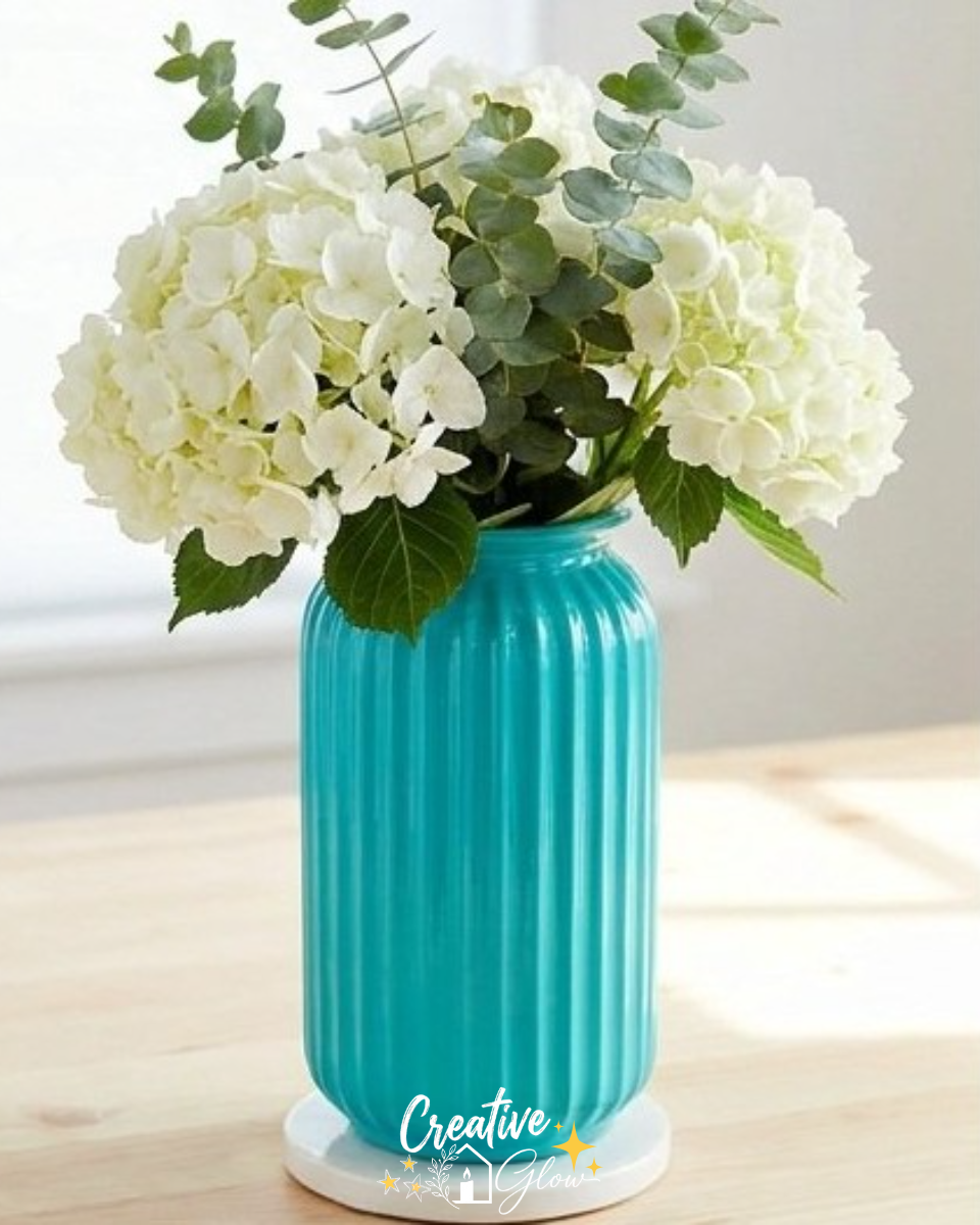 DIY Fluted Glass Vase