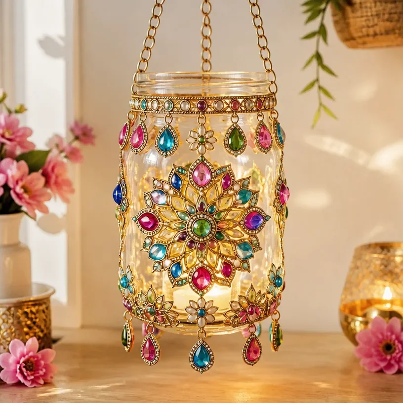 DIY Mason Jar Hanging Decoration for home decor