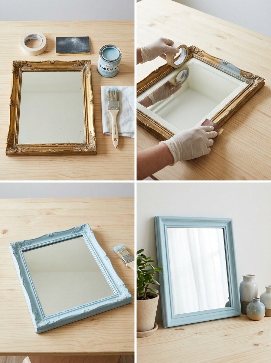 DIY Thrifted Mirror Makeover