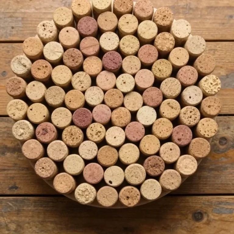 DIY wine cork trivet made from recycled wine corks