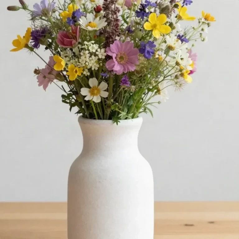DIY textured glass vase with unique design and vibrant colors