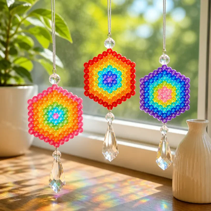 DIY Melted Bead Suncatchers: Easy Craft Tutorial