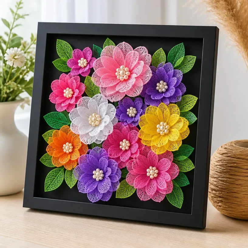 3D Flower Wall Art Ideas for Home Decor