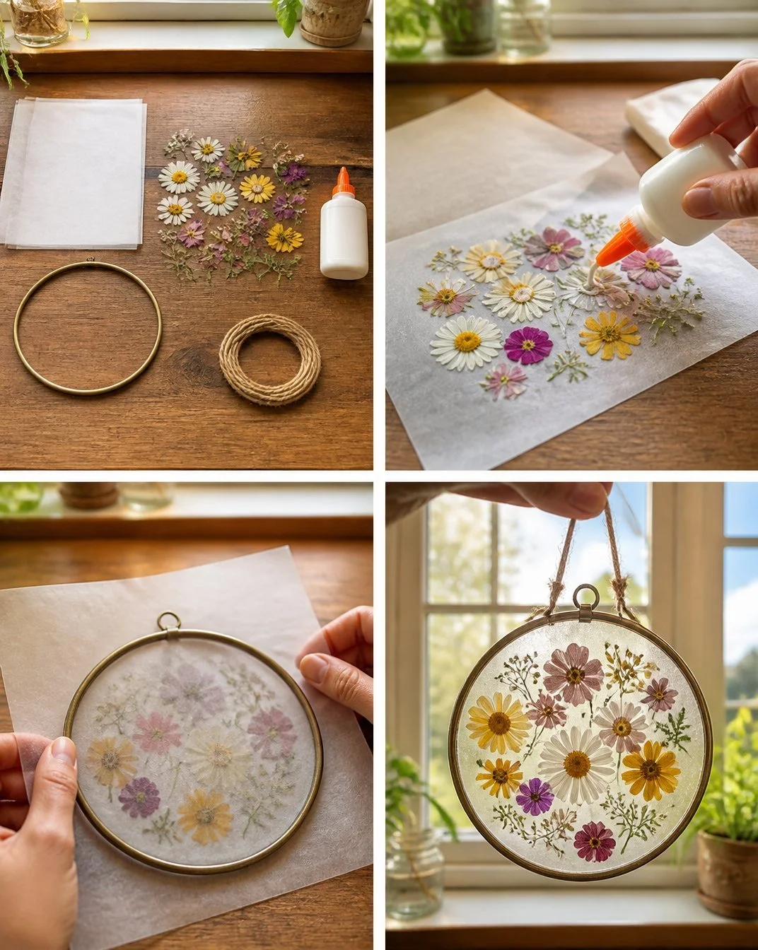 Kitchen Table Suncatcher: Quick, Easy Sunshine