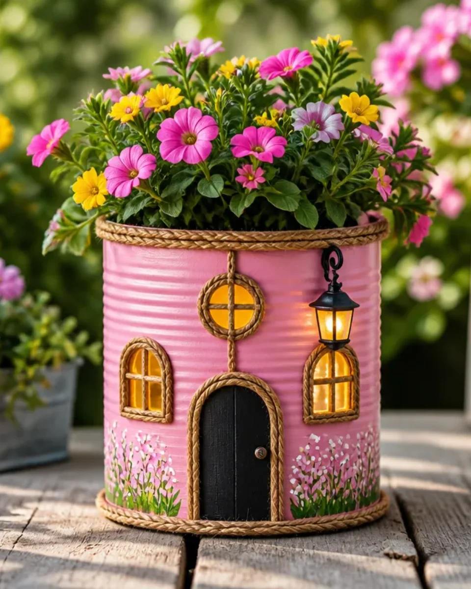 DIY Can Planter: Easy Upcycled Garden Project