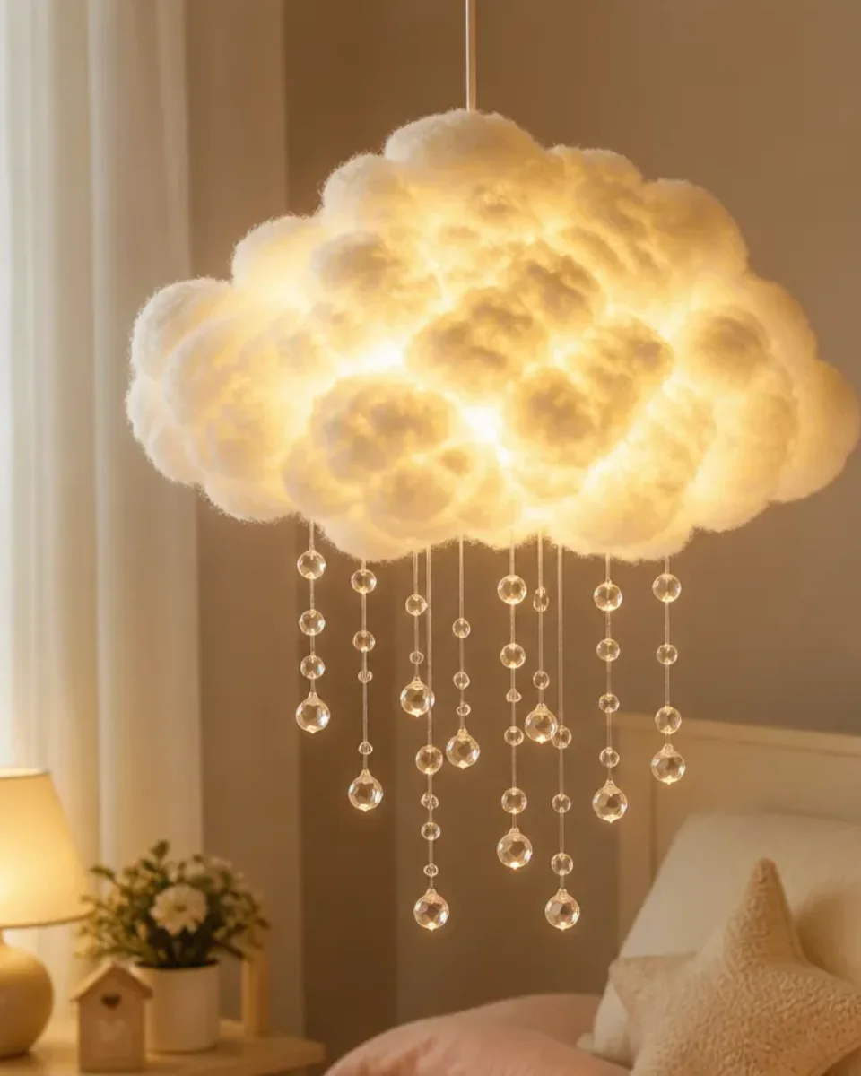 Cloud Glow Lamp: Soft LED Night Light for Home Decor