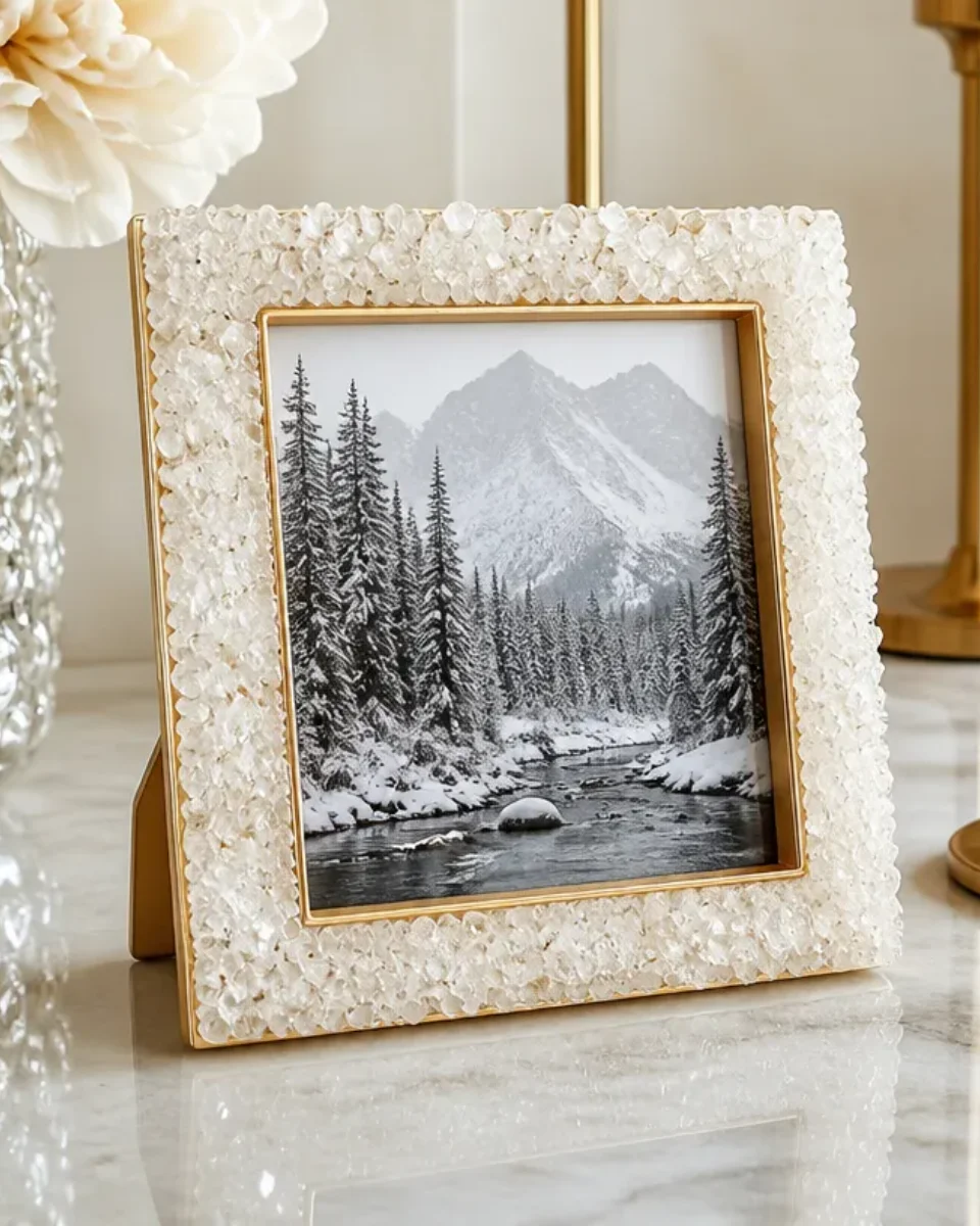 Frosted Frames for a Luxurious Decor Look